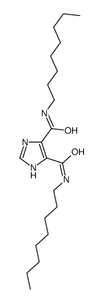 4-N,5-N-dioctyl-1H-imidazole-4,5-dicarboxamide Structure