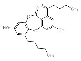 NORLOBARIC ACID, DECARBOXY-结构式