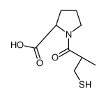 1-[(2R)-2-Methyl-3-mercaptopropionyl]proline结构式