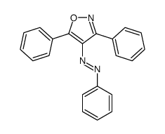 (3,5-diphenyl-1,2-oxazol-4-yl)-phenyldiazene结构式