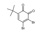 5,6-dibromo-3-tert-butylpyrocatechol结构式