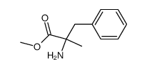 methyl 2-(phenylmethyl)-2-aminopropionate结构式