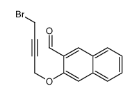 3-(4-bromobut-2-ynoxy)naphthalene-2-carbaldehyde Structure