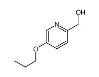 2-羟甲基-5-丙氧基吡啶结构式