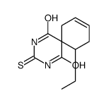 11-Ethyl-3-thioxo-2,4-diazaspiro[5.5]undec-8-ene-1,5-dione Structure