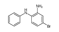 4-溴-N<<1>>-苯基苯-1,2-二胺结构式