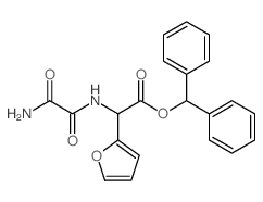 BENZHYDRYL 2-(2-AMINO-2-OXOACETAMIDO)-2-(FURAN-2-YL)ACETATE Structure