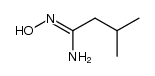 N'-hydroxy-3-methylbutanimidamide Structure