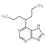 N,N-dipropyl-3,5,7,8,9-pentazabicyclo[4.3.0]nona-2,4,6,8-tetraen-2-amine picture