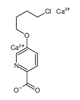 dicalcium,5-(4-chlorobutoxy)pyridine-2-carboxylate Structure