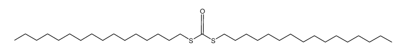 S,S-Dihexadecyl dithiocarbonate结构式