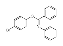 (4-bromophenyl) N-phenylbenzenecarboximidate Structure