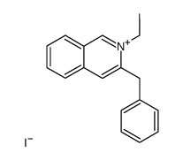 2-ethyl-3-benzylisoquinolinium iodide结构式