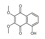 5-hydroxy-2,3-dimethoxynaphthalene-1,4-dione Structure