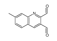 2,3-diformyl-7-methylquinoline Structure