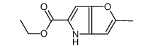 Ethyl 2-methyl-4H-furo[3,2-b]pyrrole-5-carboxylate Structure