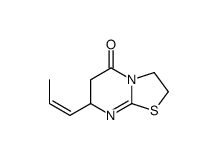 7-[(E)-prop-1-enyl]-2,3,6,7-tetrahydro-[1,3]thiazolo[3,2-a]pyrimidin-5-one Structure