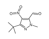 1H-PYRAZOLE-5-CARBOXALDEHYDE, 3-(1,1-DIMETHYLETHYL)-1-METHYL-4-NITRO- picture