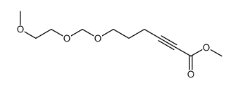 methyl 6-(2-methoxyethoxymethoxy)hex-2-ynoate Structure