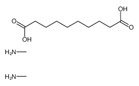 decanedioic acid,methanamine Structure