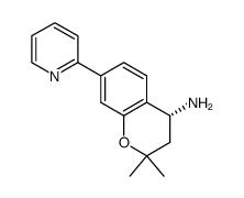 2,2-dimethyl-7-pyridin-2-yl-chroman-4-ylamine Structure