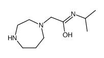 2-(1,4-DIAZEPAN-1-YL)-N-ISOPROPYLACETAMIDE结构式