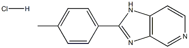 2-(4-methylphenyl)imidazo[4,5-c]pyridine hydrochloride结构式