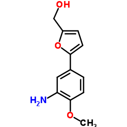 [5-(3-AMINO-4-METHOXY-PHENYL)-FURAN-2-YL]-METHANOL Structure