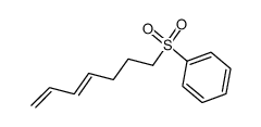 (E)-(hepta-4,6-dien-1-ylsulfonyl)benzene Structure