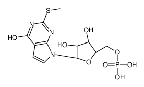 poly(2-methylthio-7-deazainosinic acid)结构式