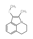 1-(Methylthio)-2-methyl-5,6-dihydro-4H-pyrrolo<3,2,1-ij>quinoline Structure