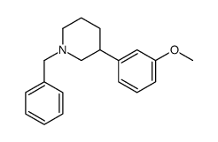 1-benzyl-3-(3-methoxyphenyl)piperidine Structure