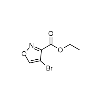 4-溴-3-异噁唑甲酸乙酯结构式