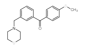 4'-THIOMETHYL-3-THIOMORPHOLINOMETHYL BENZOPHENONE picture