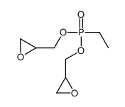 2-[[ethyl(oxiran-2-ylmethoxy)phosphoryl]oxymethyl]oxirane Structure