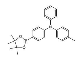 Benzenamine, N-(4-methylphenyl)-N-phenyl-4-(4,4,5,5-tetramethyl-1,3,2-dioxaborolan-2-yl) Structure