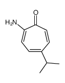 2,4,6-Cycloheptatrien-1-one,2-amino-5-isopropyl-(6CI,7CI)结构式