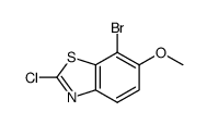 7-bromo-2-chloro-6-methoxybenzo[d]thiazole Structure