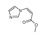 methyl 3-imidazol-1-ylprop-2-enoate Structure