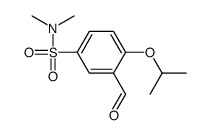 3-formyl-N,N-dimethyl-4-propan-2-yloxybenzenesulfonamide结构式