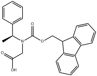 2-({[(9H-fluoren-9-yl)methoxy]carbonyl}[(1S)-1-phenylethyl]amino)acetic acid picture