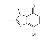 7-hydroxy-2,3-dimethyl-3aH-benzimidazol-4-one Structure