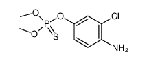 thiophosphoric acid O-(4-amino-3-chloro-phenyl ester)-O',O''-dimethyl ester结构式