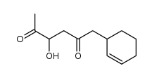 3-Hydroxy-6-[cyclohexen-(2)-yl]-hexandion-(2,5) Structure