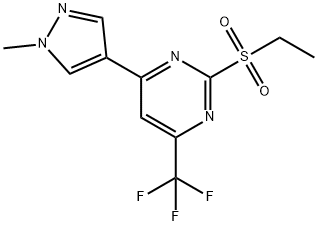 2-(Ethylsulfonyl)-4-(1-methyl-1H-pyrazol-4-yl)-6-(trifluoromethyl)pyrimidine picture