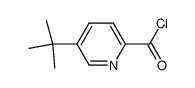 5-(tert-butyl)picolinoyl chloride结构式