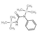 BIS-N,N'-(TRIMETHYLSILYL)-N-PHENYLUREA structure