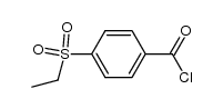 4-ethanesulfonyl-benzoyl chloride结构式