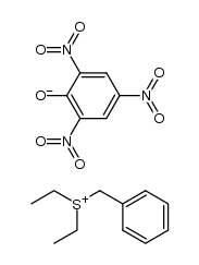 diethyl-benzyl sulfonium , picrate结构式