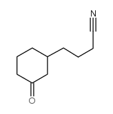 4-(3-oxocyclohexyl)butanenitrile结构式